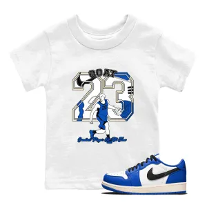 SNRT Jordan - 1 Goat Royal Money-saving Kids Sneaker Game Player Air Safe transaction Tees