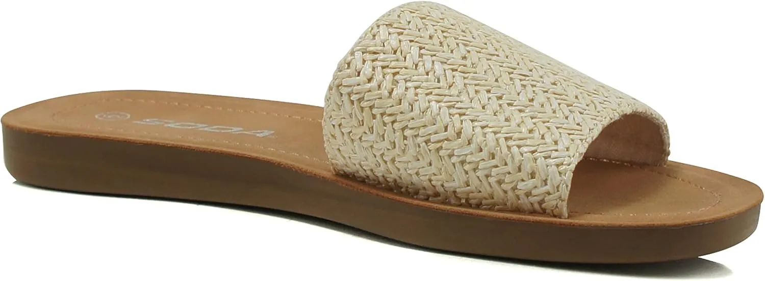 Soda EFRON Women's Casual Slip On Sandals