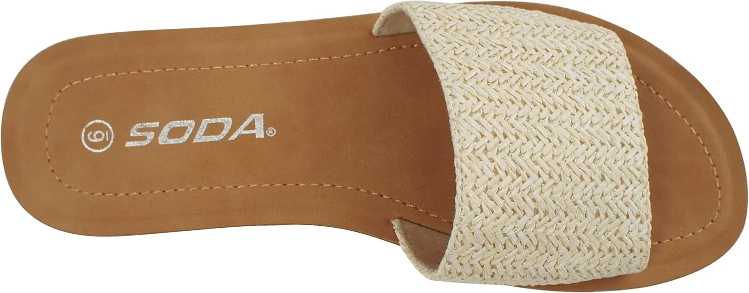 Soda EFRON Women's Casual Slip On Sandals