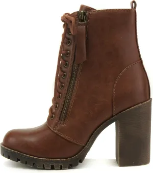 Soda Women's Malia Combat Boot (Tan, us_footwear_size_system, adult, women, numeric, medium, numeric_8_point_5)