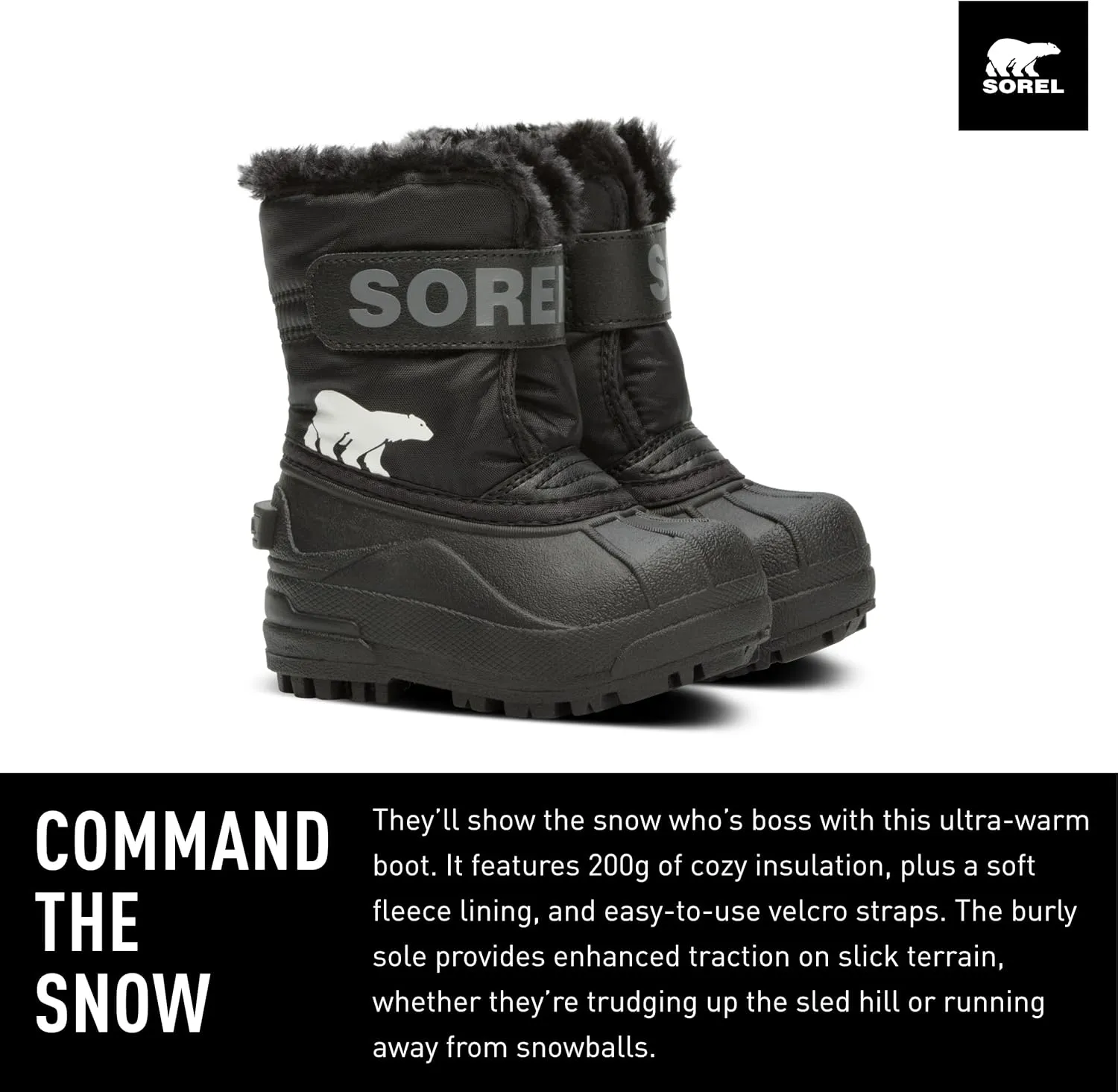 SOREL Toddler's Snow Commander Boot