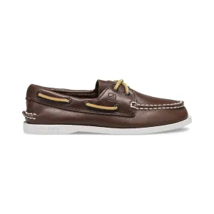 Sperry Boy's Sperry Top-Sider Authentic Original Brown Leather (Sizes 10.5-3)