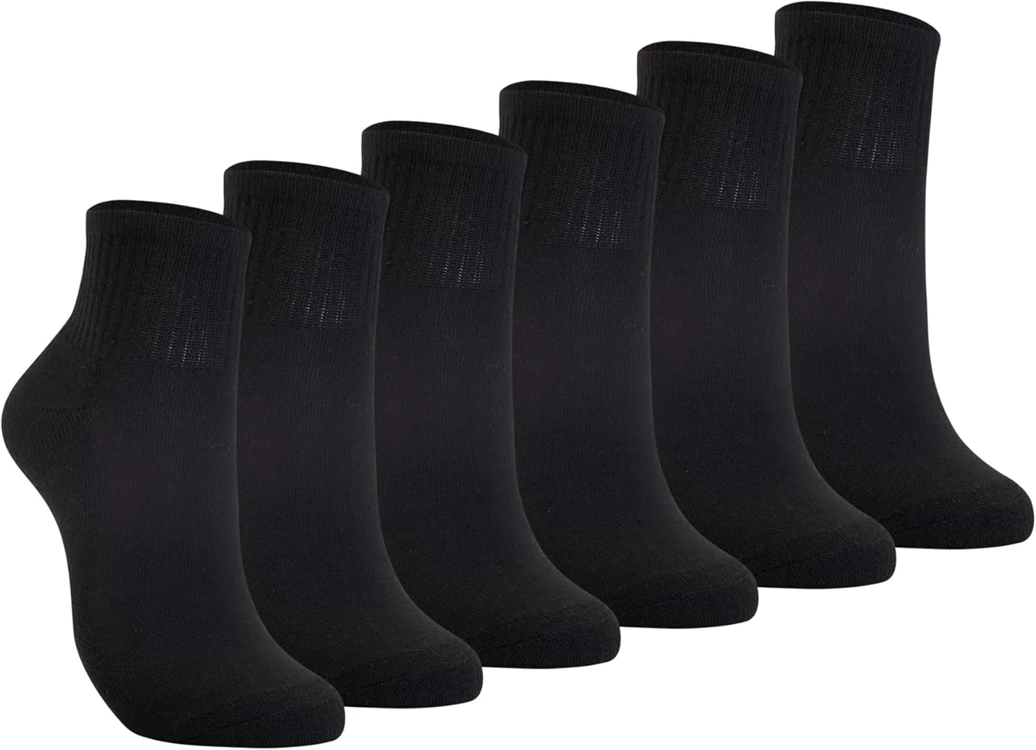 Sperry Women’s Quarter Socks 6-Pack – Cushion Comfort, Soft Breathable Athletic Ankle Socks