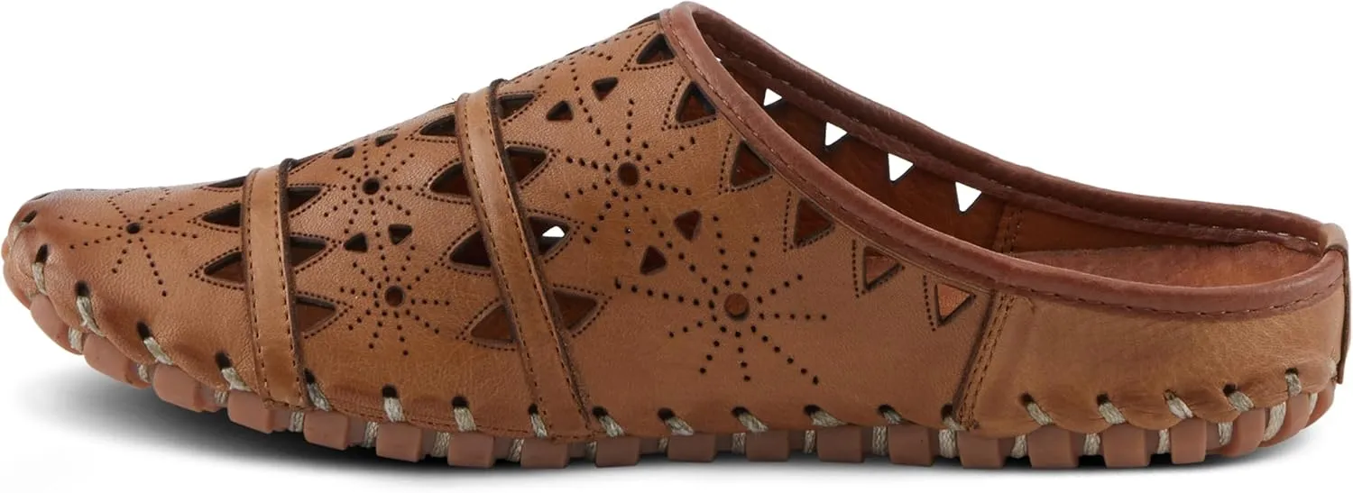 Spring Step Fusalide Slip-On Shoes for Womens - Comfortable Slip-On Shoes with Rubber Outsole - Casual Leather Clogs for Women