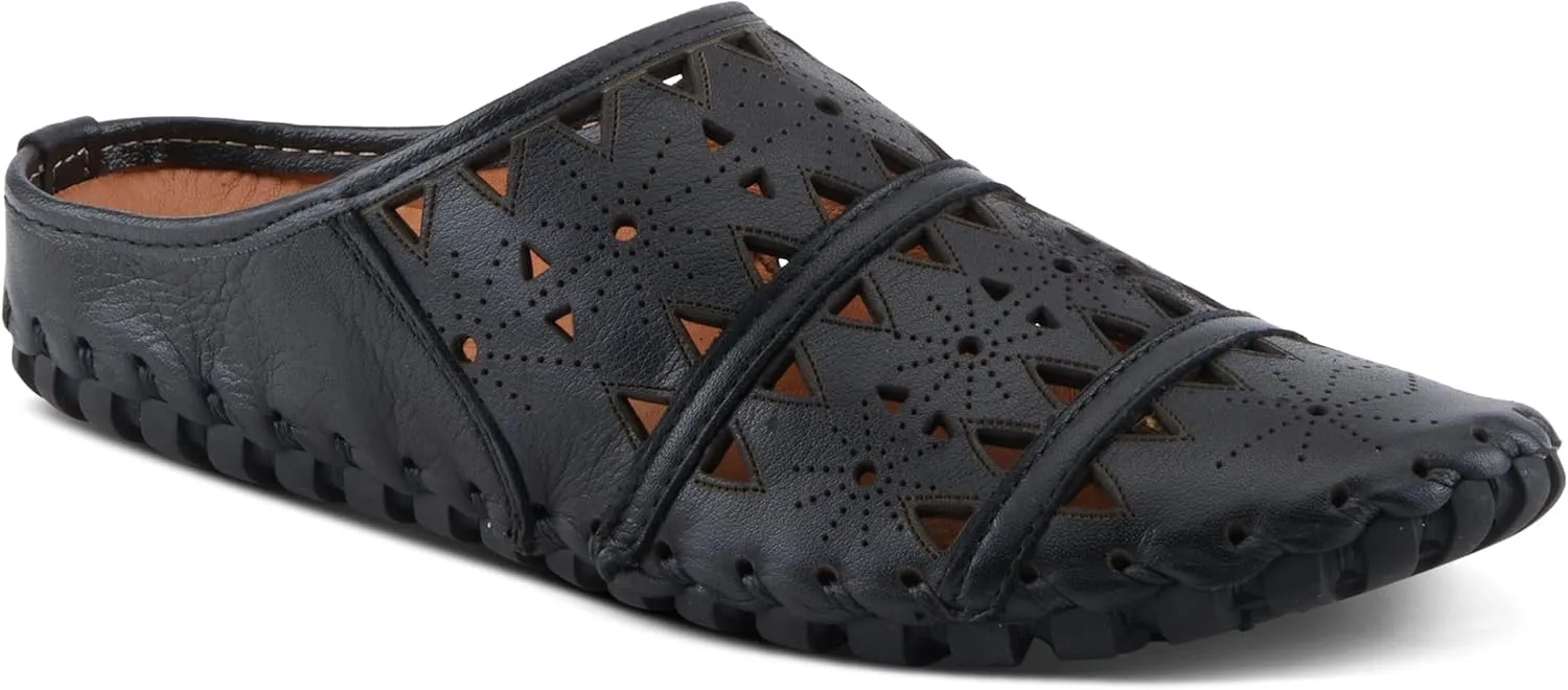 Spring Step Fusalide Slip-On Shoes for Womens - Comfortable Slip-On Shoes with Rubber Outsole - Casual Leather Clogs for Women