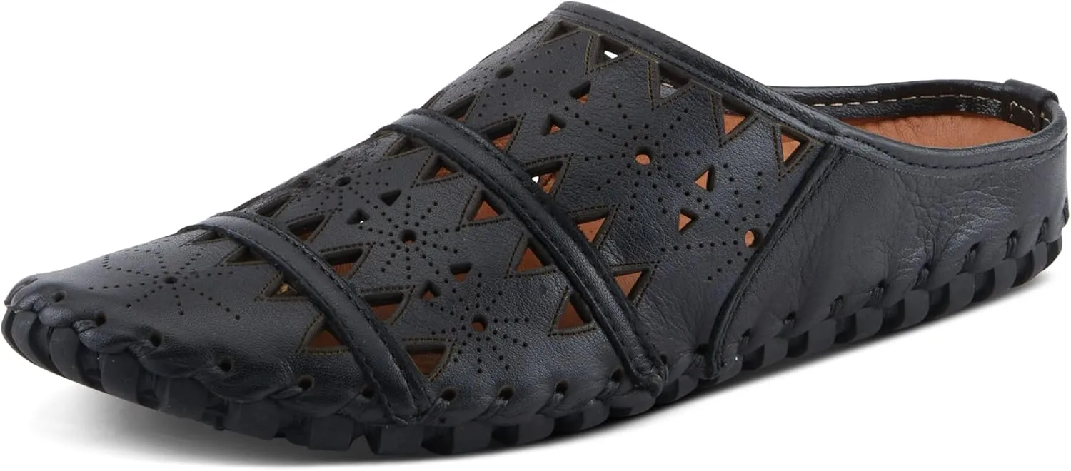 Spring Step Fusalide Slip-On Shoes for Womens - Comfortable Slip-On Shoes with Rubber Outsole - Casual Leather Clogs for Women
