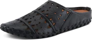 Spring Step Fusalide Slip-On Shoes for Womens - Comfortable Slip-On Shoes with Rubber Outsole - Casual Leather Clogs for Women