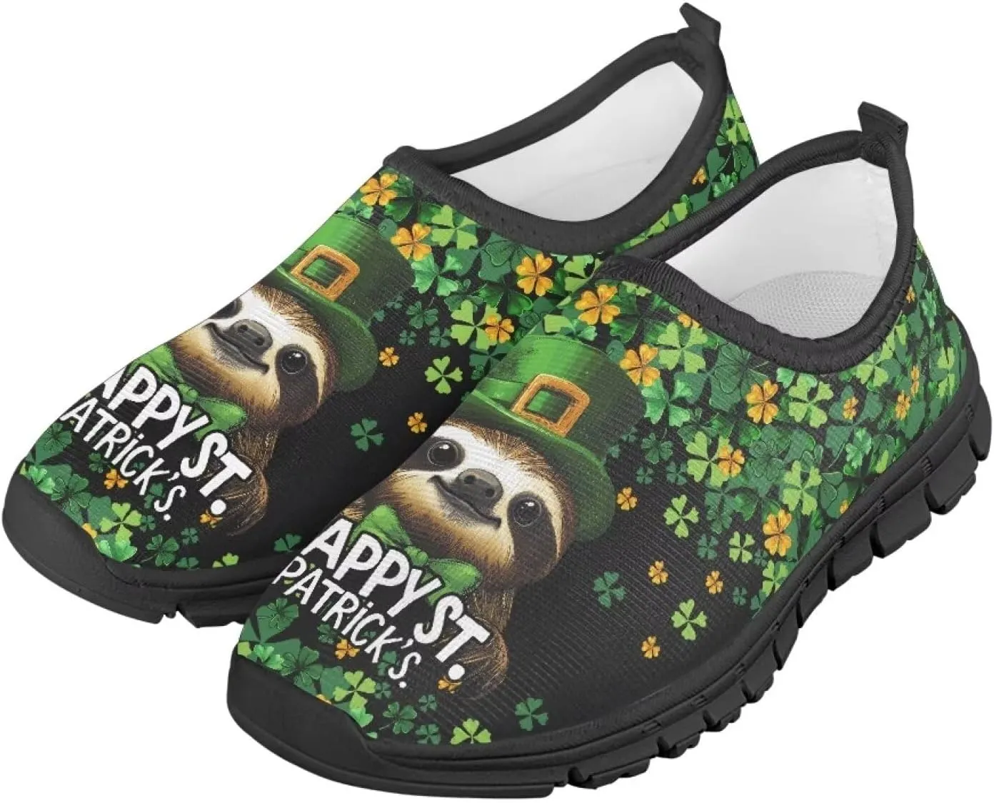 St. Patrick's Day Shoes Boys Slip On Tennis Shoes Kids Running Shoes