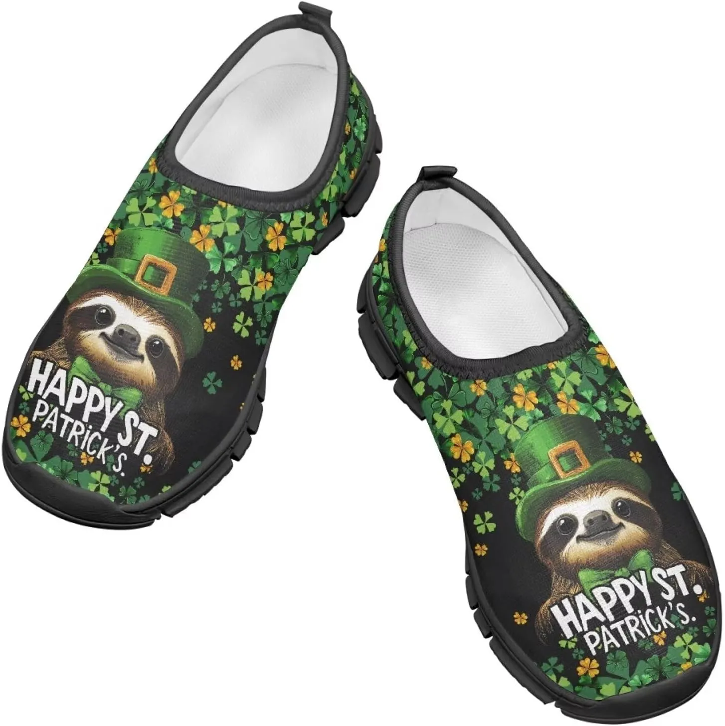 St. Patrick's Day Shoes Boys Slip On Tennis Shoes Kids Running Shoes