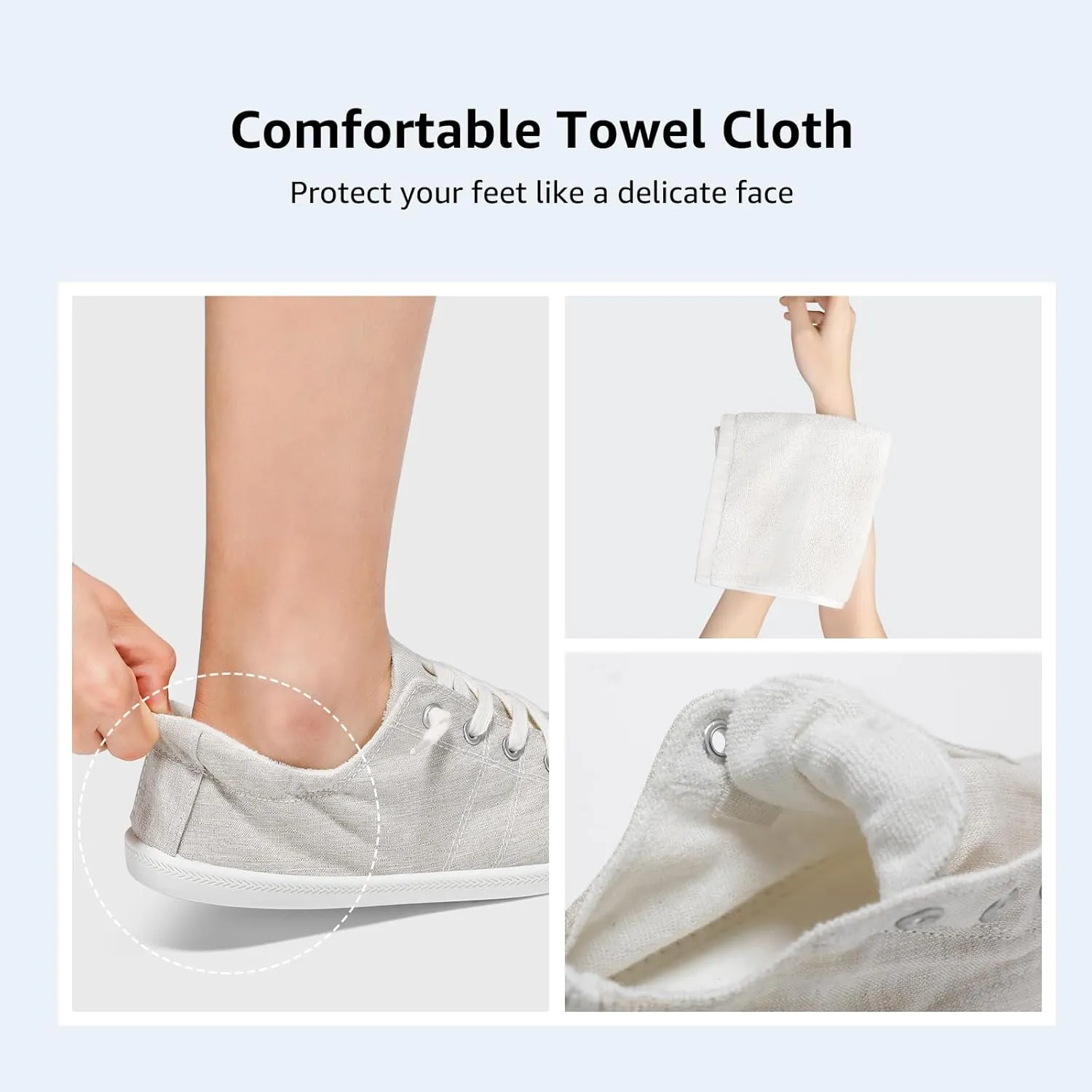 STQ Women Slip On Sneakers, Comfortable Casual Canvas Shoes