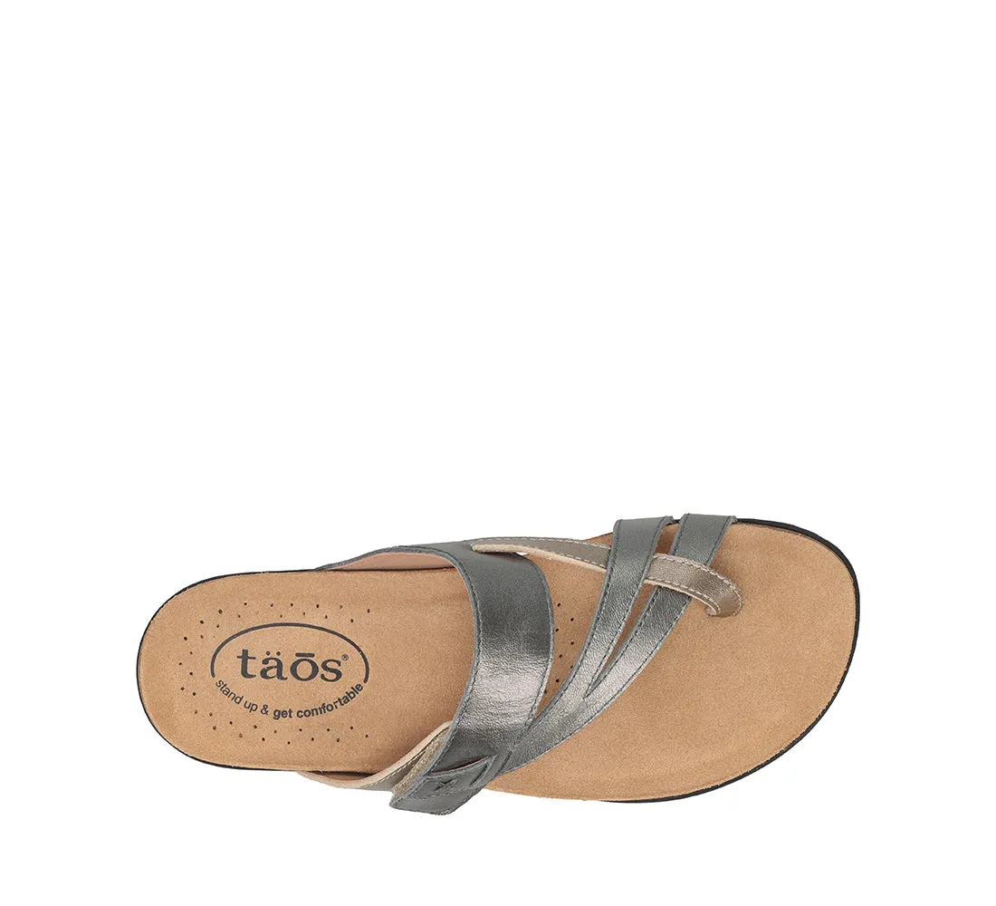 Taos Grey/Champagne Metallic Perfect Women's Sandals PRF-14050-GRCM