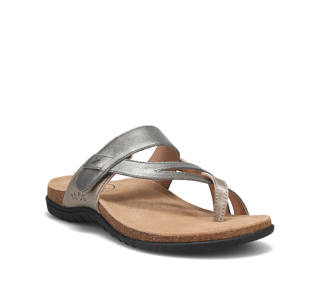 Taos Grey/Champagne Metallic Perfect Women's Sandals PRF-14050-GRCM