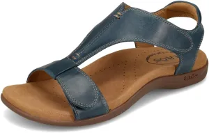 Taos The Show Premium Leather Women's Sandal - Experience Everyday Style, Comfort, Arch Support, Cooling Gel Padding and an Adjustable Fit for Exceptional Walking Comfort