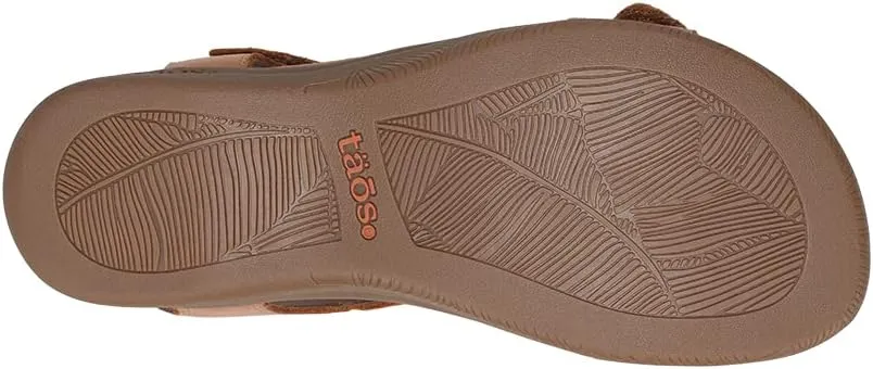 Taos The Show Premium Leather Women's Sandal - Experience Everyday Style, Comfort, Arch Support, Cooling Gel Padding and an Adjustable Fit for Exceptional Walking Comfort