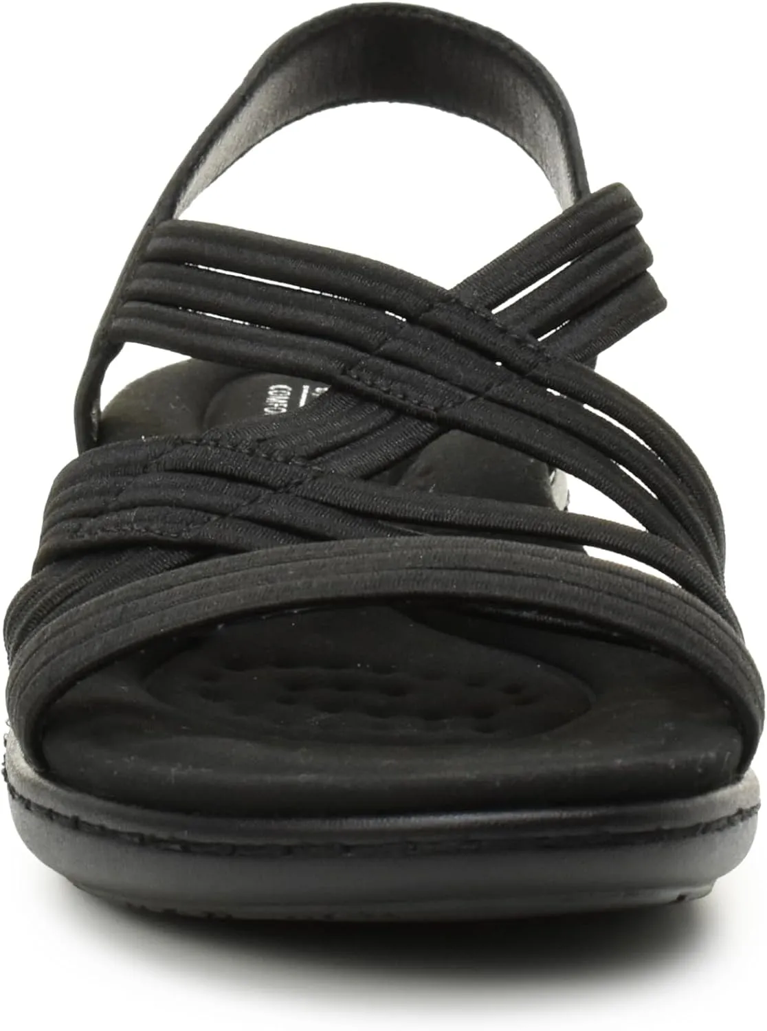 TARYN ROSE Women’s Comfort Sandal – Extra Support, Lightweight & Cushioned Footbed – Stylish Strappy Design - ELASTY