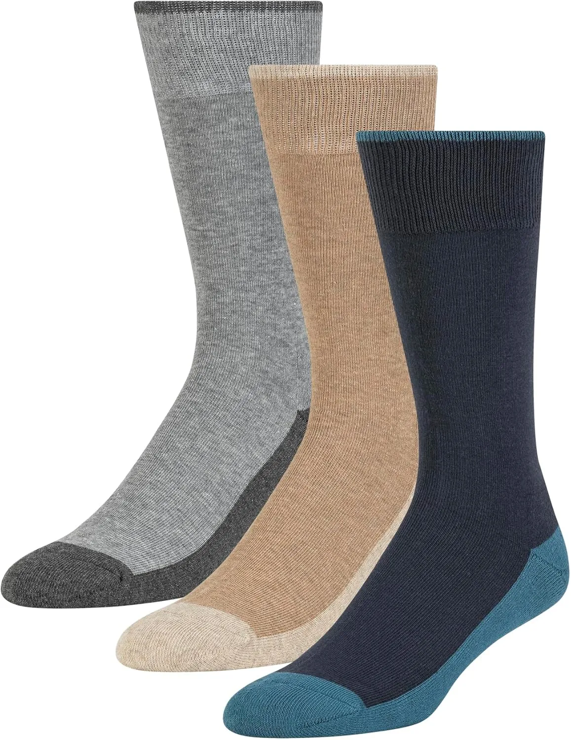 Ted Baker Men's 3 Pack Cushioned Crew Dress Socks