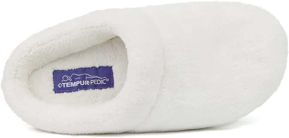 Tempur-Pedic Womens Windsock Scuff Casual Slippers Casual - Black