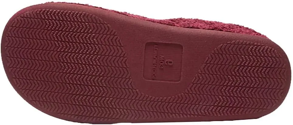Tempur-Pedic Womens Windsock Scuff Casual Slippers Casual - Black