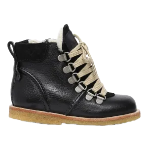 TEX-boot with laces and inside zipper