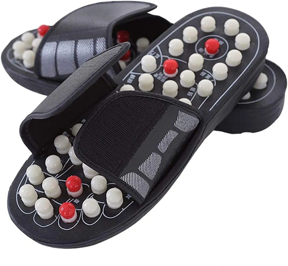 The Fitz: Take Control of Your Wellbeing Slippers, Acupuncture Reflexology Foot Massage, Arthritis Fasciitis Relief Sandals