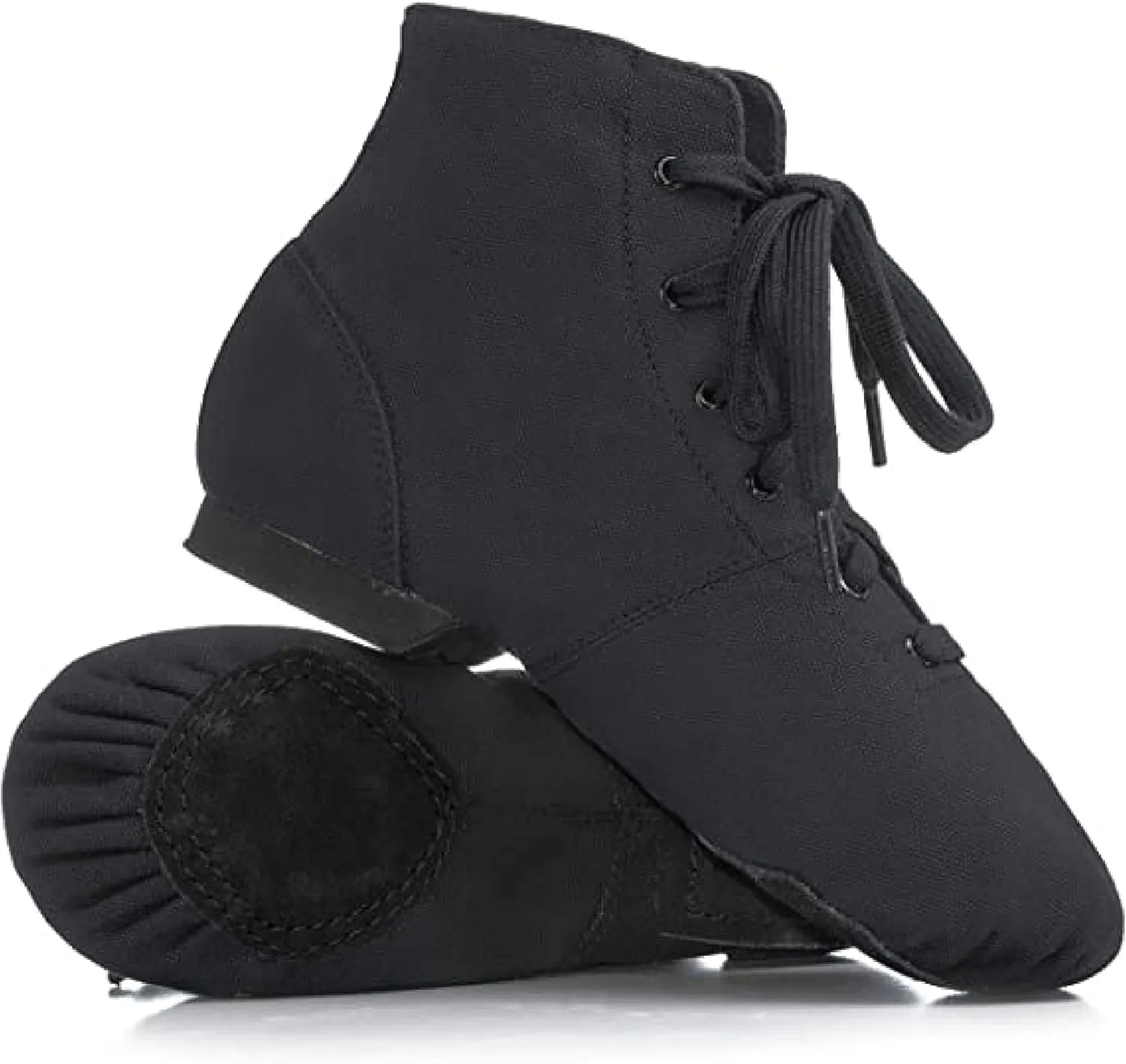 Theatricals Adult Broadway Jazz Over-The-Ankle Canvas Jazz Boot