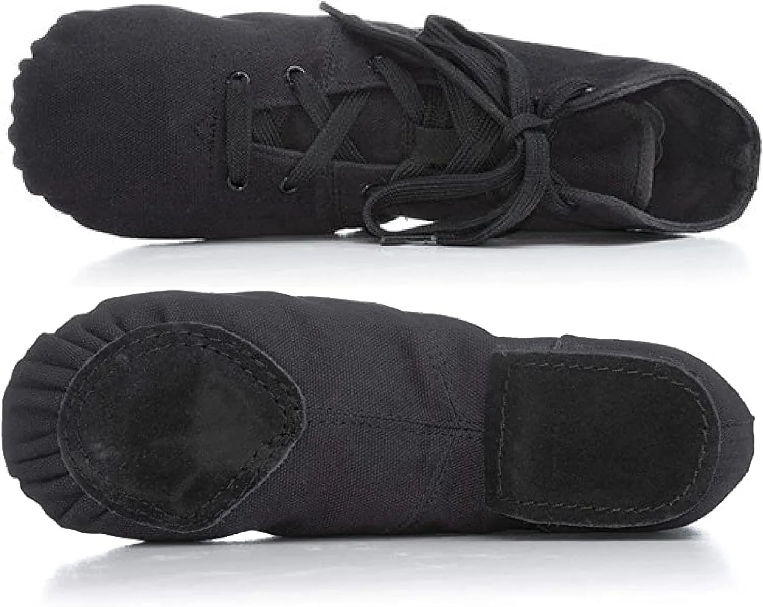 Theatricals Adult Broadway Jazz Over-The-Ankle Canvas Jazz Boot