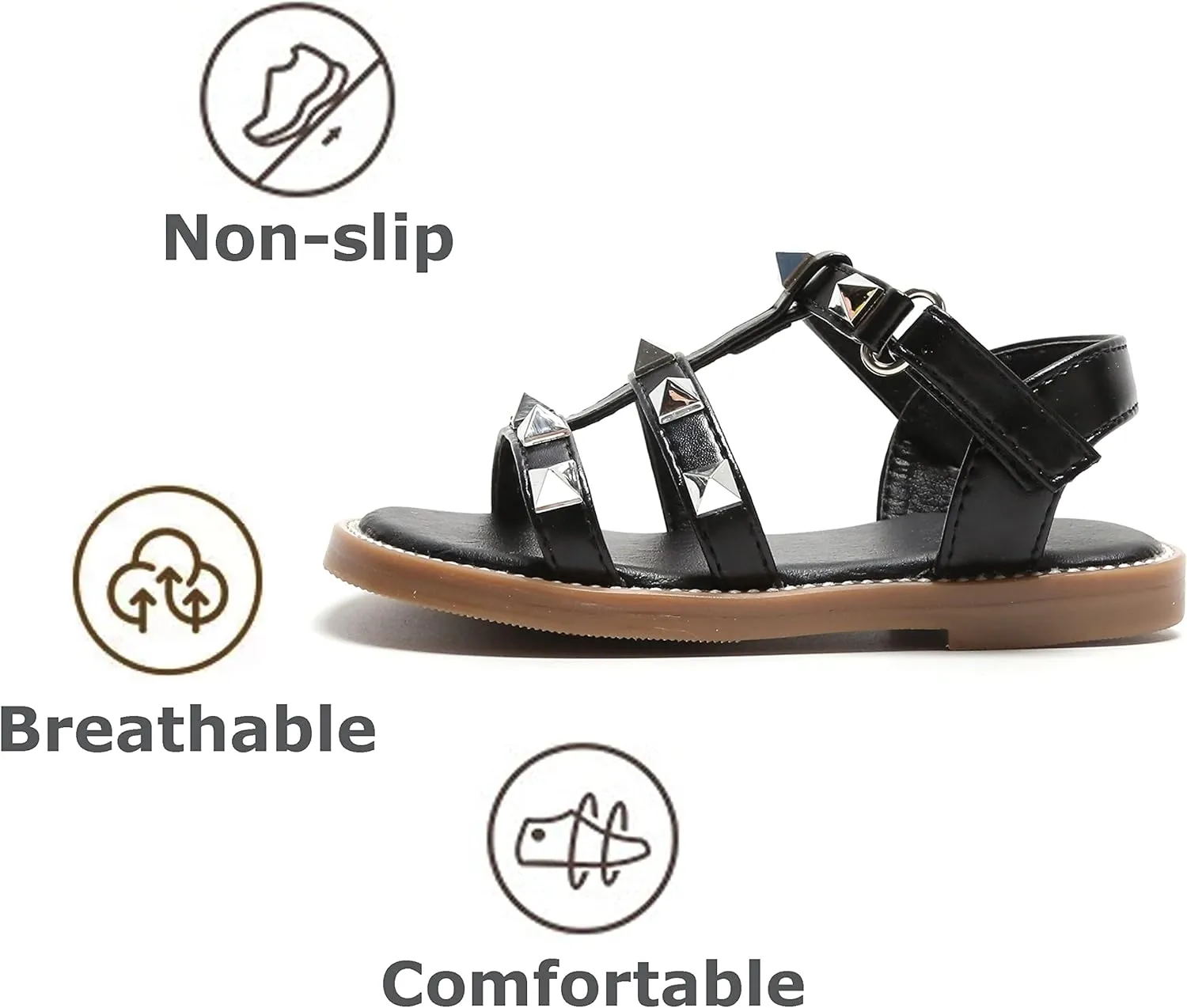 THEE BRON Girls Comfort Sandals Kids Shoes Sandals Filles Sandales