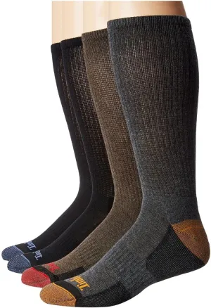 Timberland Men's 4 Pack Outdoor Leisure Crew Assorted Colors
