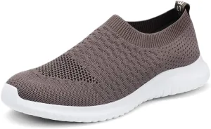 TIOSEBON Women's Athletic Walking Shoes Slip On Casual Mesh-Comfortable Tennis Workout Sneakers