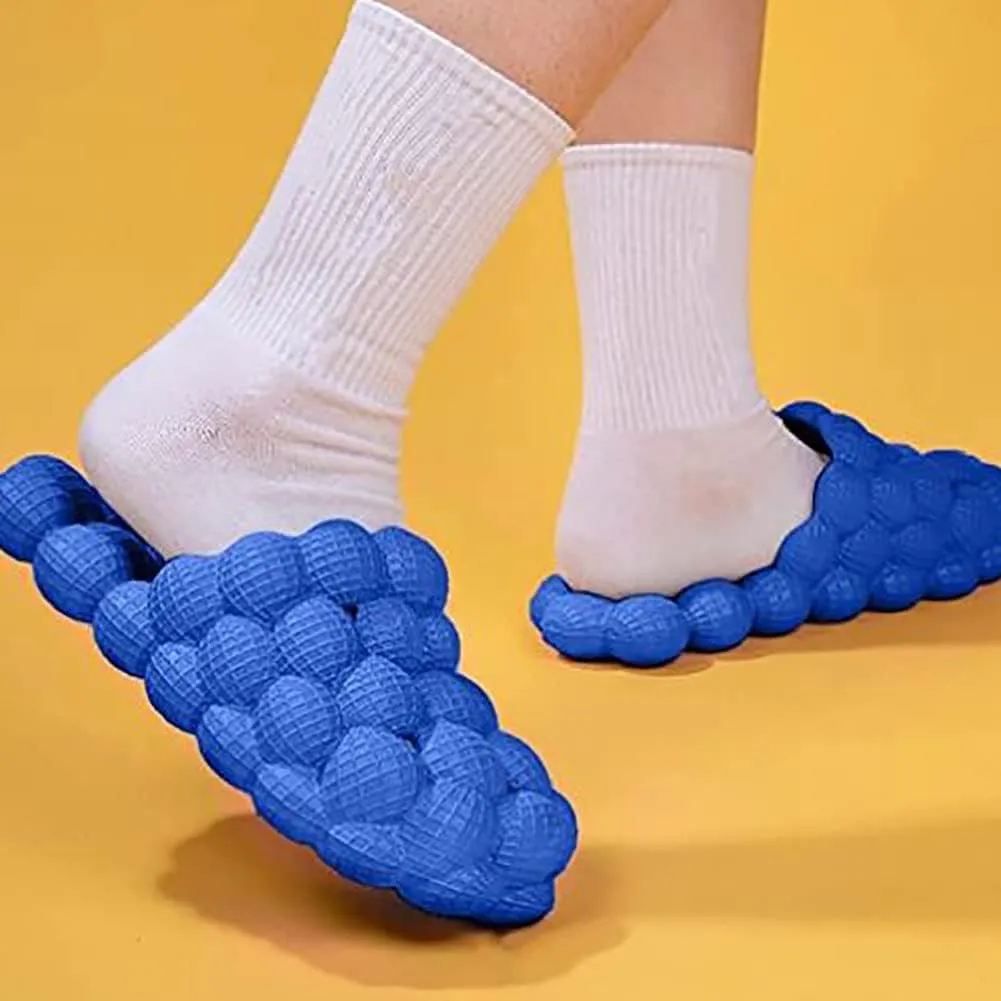 Tkieio Lychee Slippers Unisex Lychee Sandals Stress Relief Massage Sandals Bathroom Beach Slippers EVA Slides