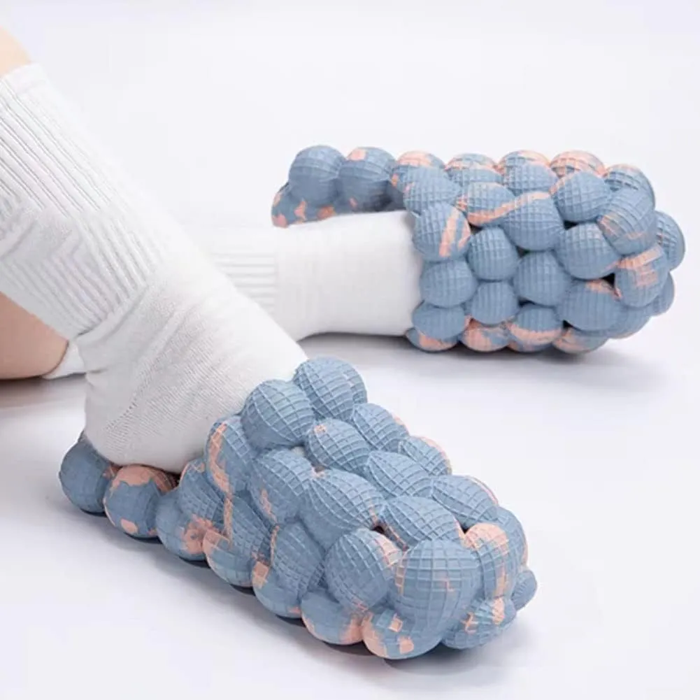 Tkieio Lychee Slippers Unisex Lychee Sandals Stress Relief Massage Sandals Bathroom Beach Slippers EVA Slides