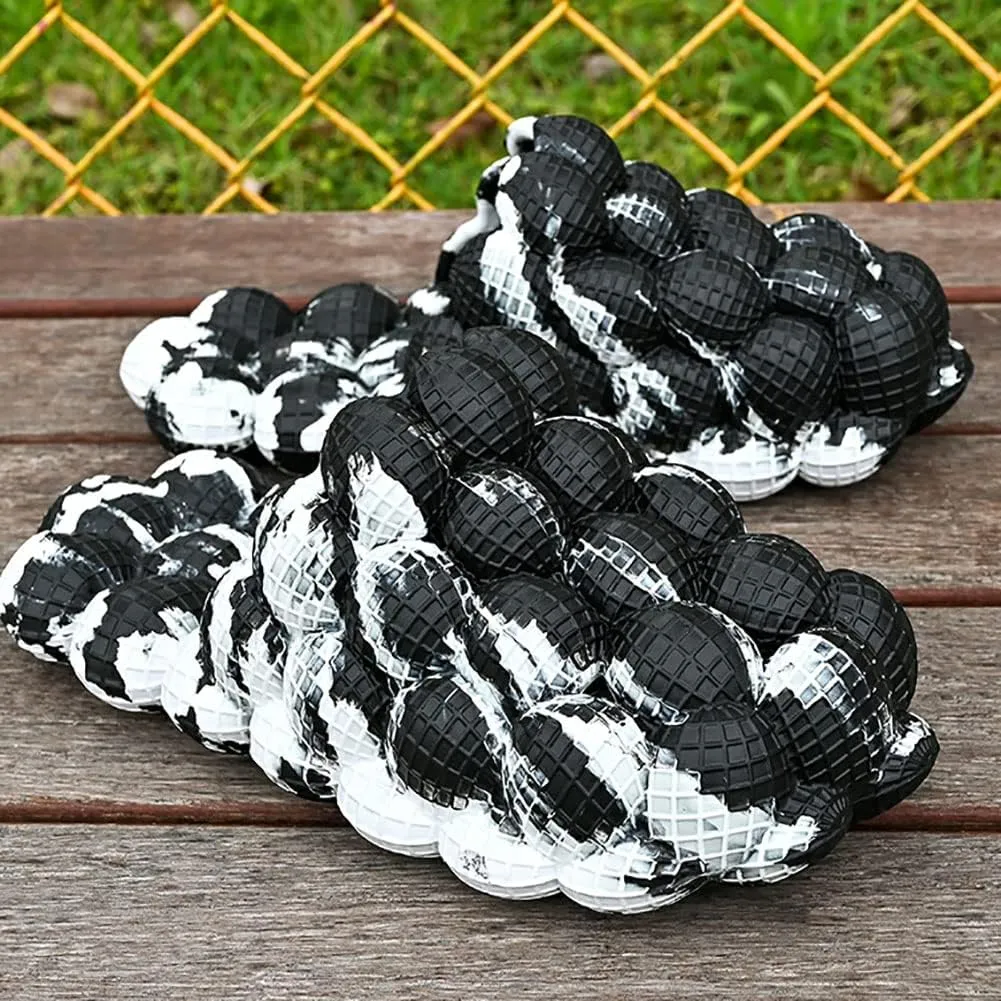 Tkieio Lychee Slippers Unisex Lychee Sandals Stress Relief Massage Sandals Bathroom Beach Slippers EVA Slides