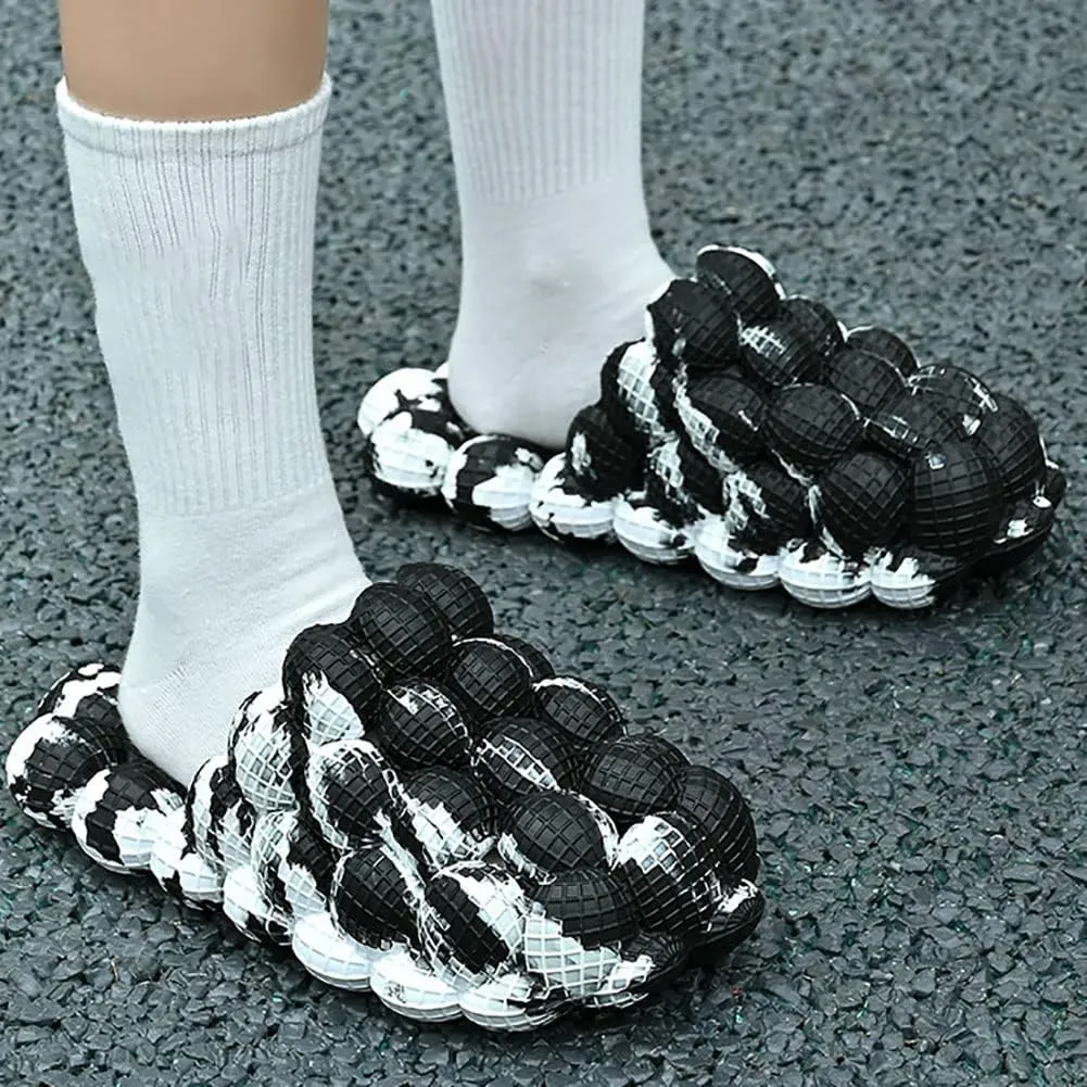 Tkieio Lychee Slippers Unisex Lychee Sandals Stress Relief Massage Sandals Bathroom Beach Slippers EVA Slides
