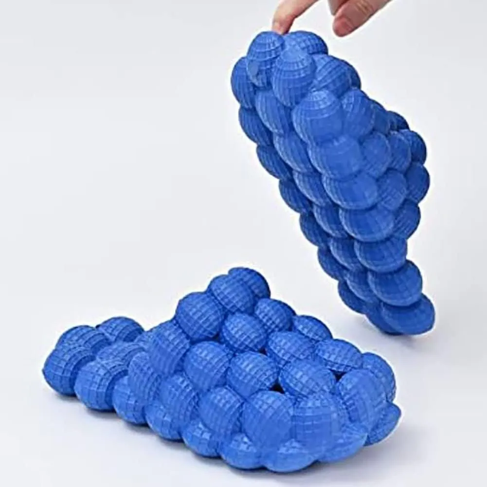 Tkieio Lychee Slippers Unisex Lychee Sandals Stress Relief Massage Sandals Bathroom Beach Slippers EVA Slides