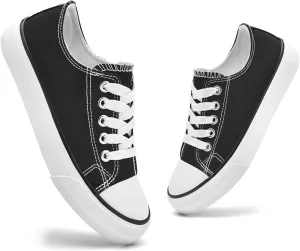 Toddler Canvas Sneakers, Non-Slip & Durable Sports Shoes for Boys & Girls, Cushioned, Breathable Kids Sneakers