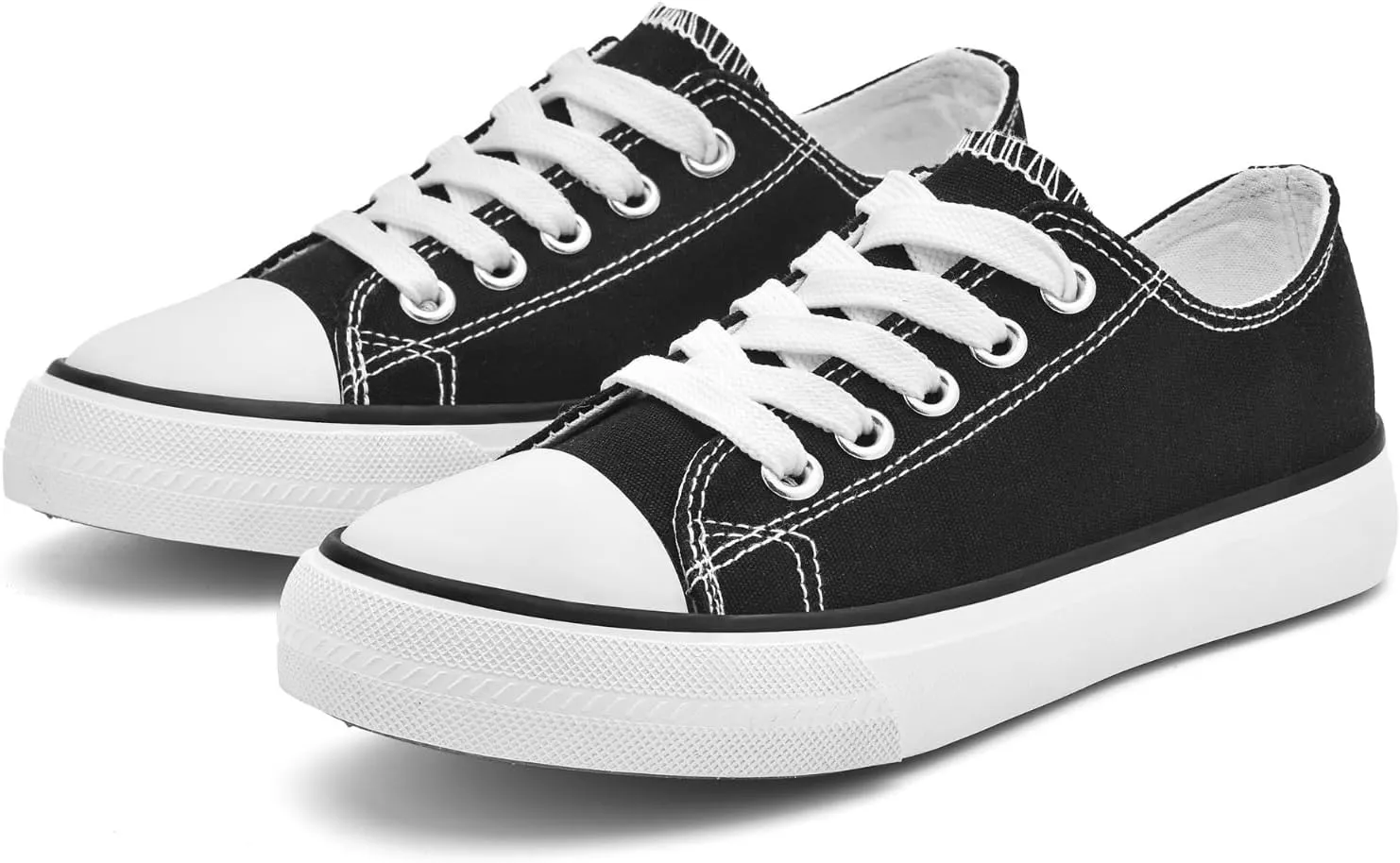 Toddler Canvas Sneakers, Non-Slip & Durable Sports Shoes for Boys & Girls, Cushioned, Breathable Kids Sneakers