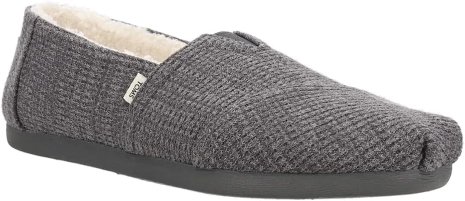 TOMS Mens West Elm X Repreve Alpargata Slip On Casual Shoes - Grey
