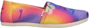 TOMS Womens Al X Alpargata Graphic Slip On Flats Casual - Multi, Purple