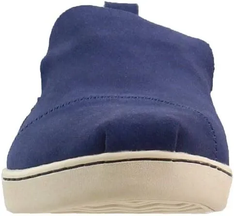 TOMS Womens Alpargata Cupsole Suede Slip On Sneakers Shoes Casual - Blue