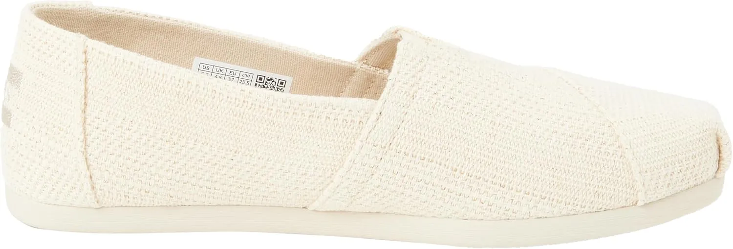 TOMS Womens Alpargata Graphic Slip On Flats Casual - Grey