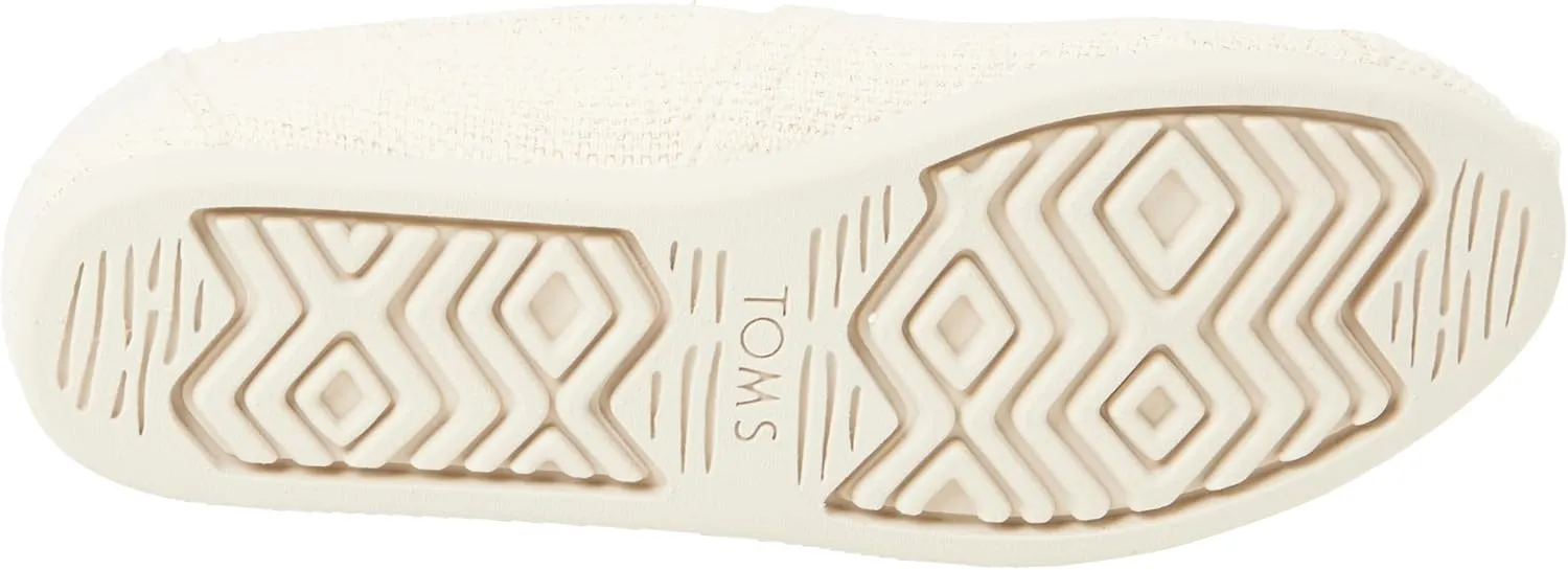 TOMS Womens Alpargata Graphic Slip On Flats Casual - Grey