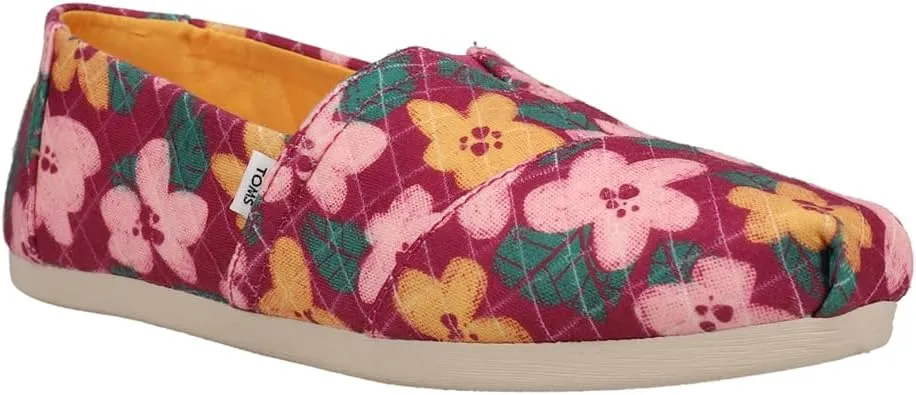TOMS Womens Alpargata Repreve Slip On Flats Casual - Black