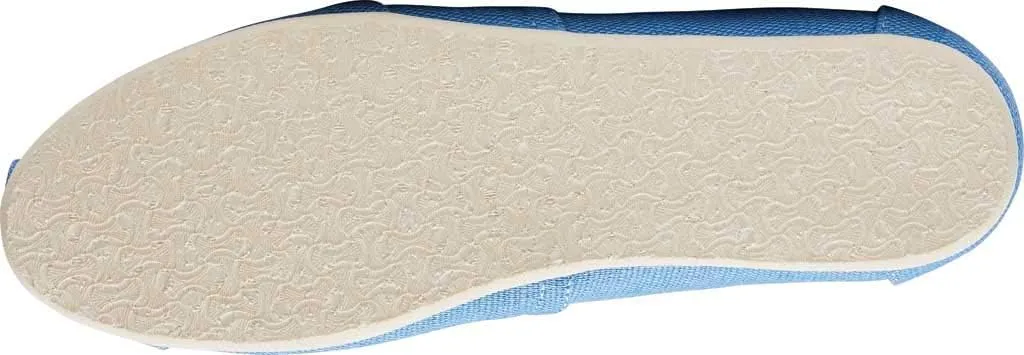 TOMS Womens Alpargata Slip On Flats Casual - Blue