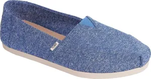 TOMS Womens Alpargata Slip On Flats Casual - Blue