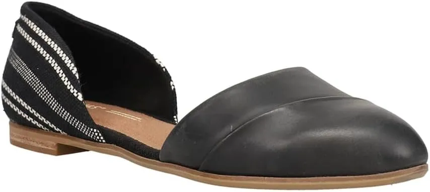 TOMS Womens Jutti Dorsay Leopard Slip On Flats Casual - Brown