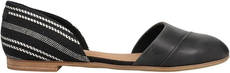 TOMS Womens Jutti Dorsay Leopard Slip On Flats Casual - Brown