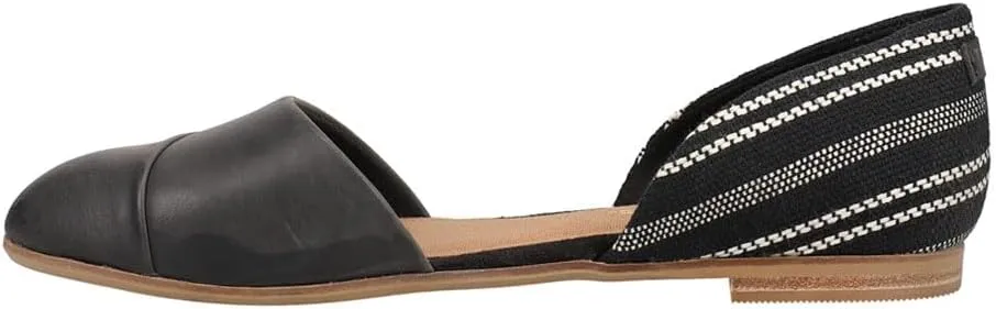 TOMS Womens Jutti Dorsay Leopard Slip On Flats Casual - Brown
