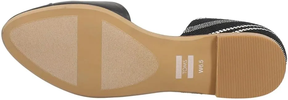 TOMS Womens Jutti Dorsay Leopard Slip On Flats Casual - Brown