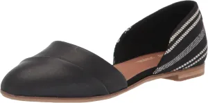 TOMS Womens Jutti Dorsay Leopard Slip On Flats Casual - Brown