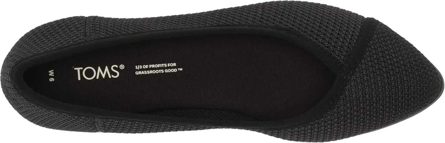 TOMS Womens Katie Slip On Flats Casual - Grey